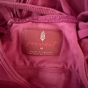 Free People Movement Hot Shot Onesie in sun bleached Pink - M